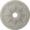Ekena Millwork Rose and Ribbon Ceiling Medallion (Fits Canopies up to 4"), 23 5/8"OD x 4"ID x 1 1/2"P, Pot of Cream CM23ROPCF - alternate 1